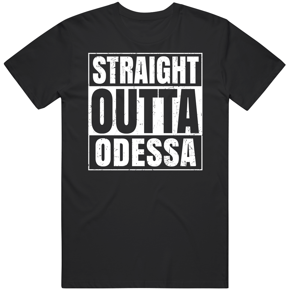 Straight Outta Odessa Ukraine Compton Parody Grunge City Unisex Soft Cotton Tee T Shirt