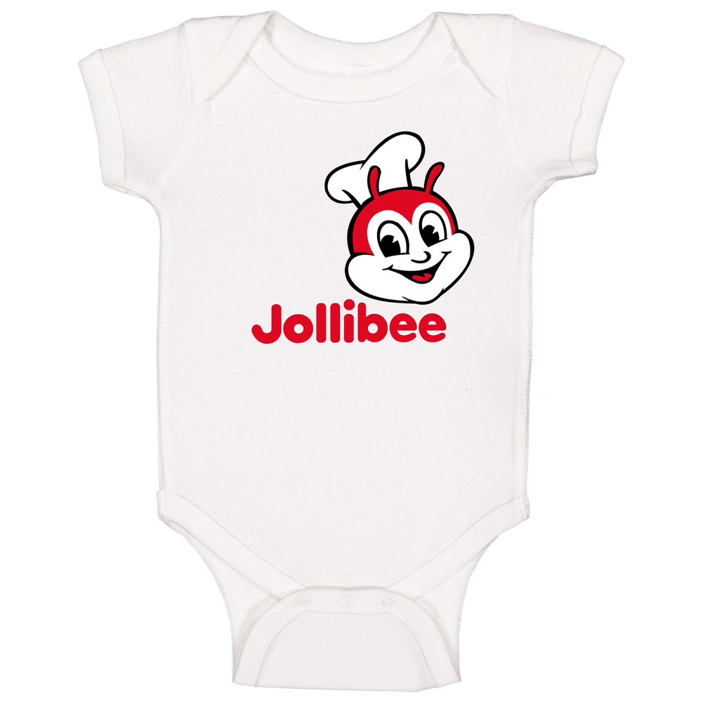 Jollibee Logo Unisex Soft Cotton Tee Baby One Piece