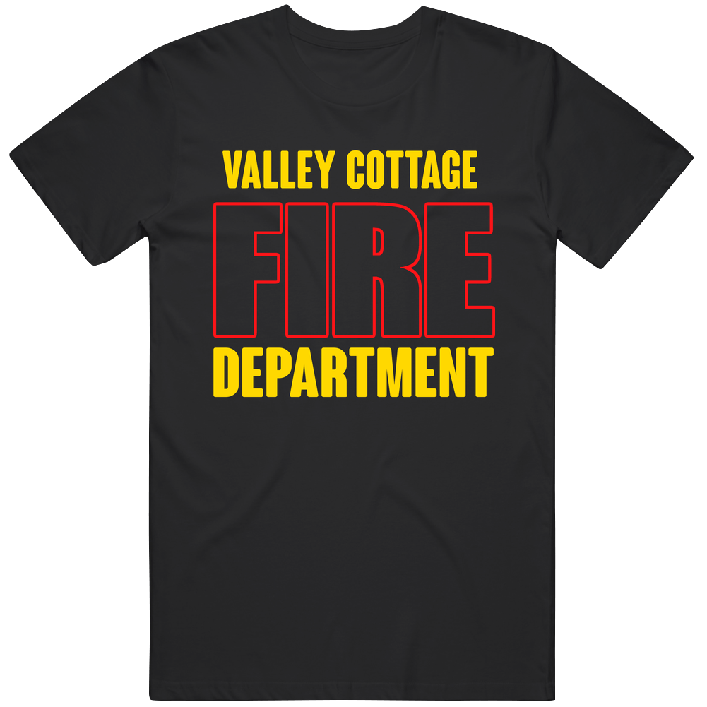 Valley Cottage Fire Department Personalized City Unisex Soft Cotton Tee T Shirt