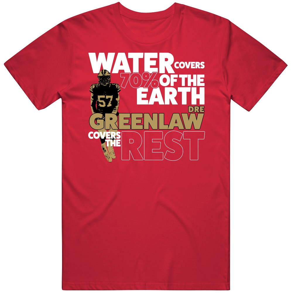 Dre Greenlaw Defence Covers San Francisco Football Fan Unisex Soft Cotton Tee T Shirt