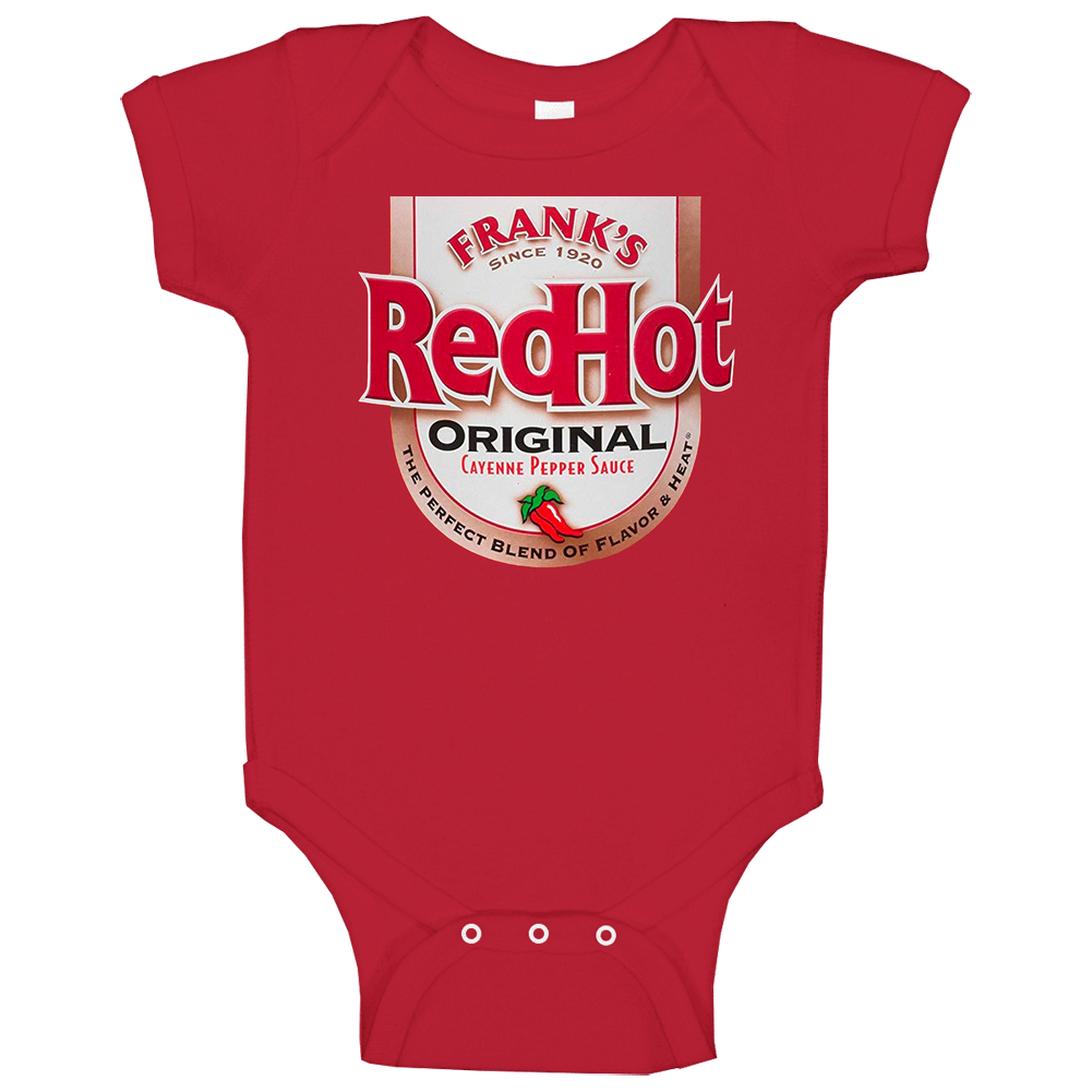 Franks Red Hot Halloween Costume Unisex Soft Cotton Tee Baby One Piece