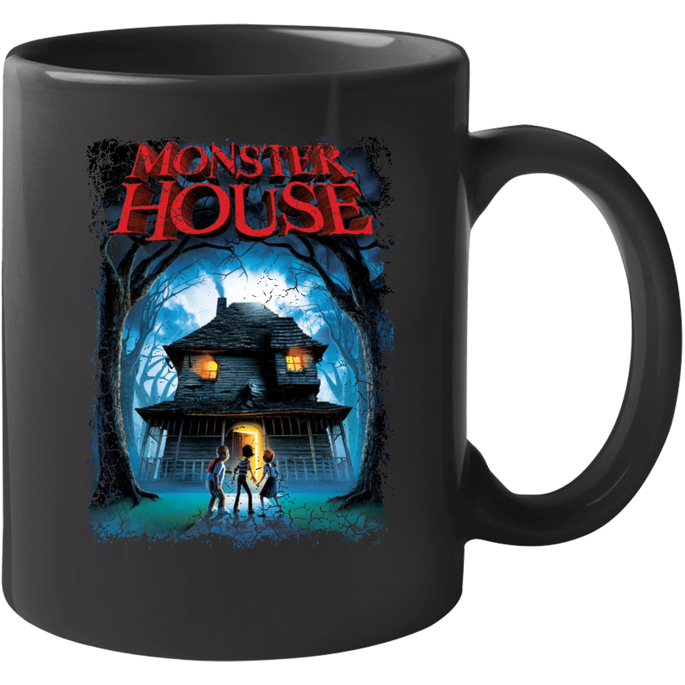 Monster House Spooky Kids Movie Halloween Unisex Soft Cotton Tee Mug Monster House Spooky Kids Movie Halloween Unisex Soft Cotton Tee Mug