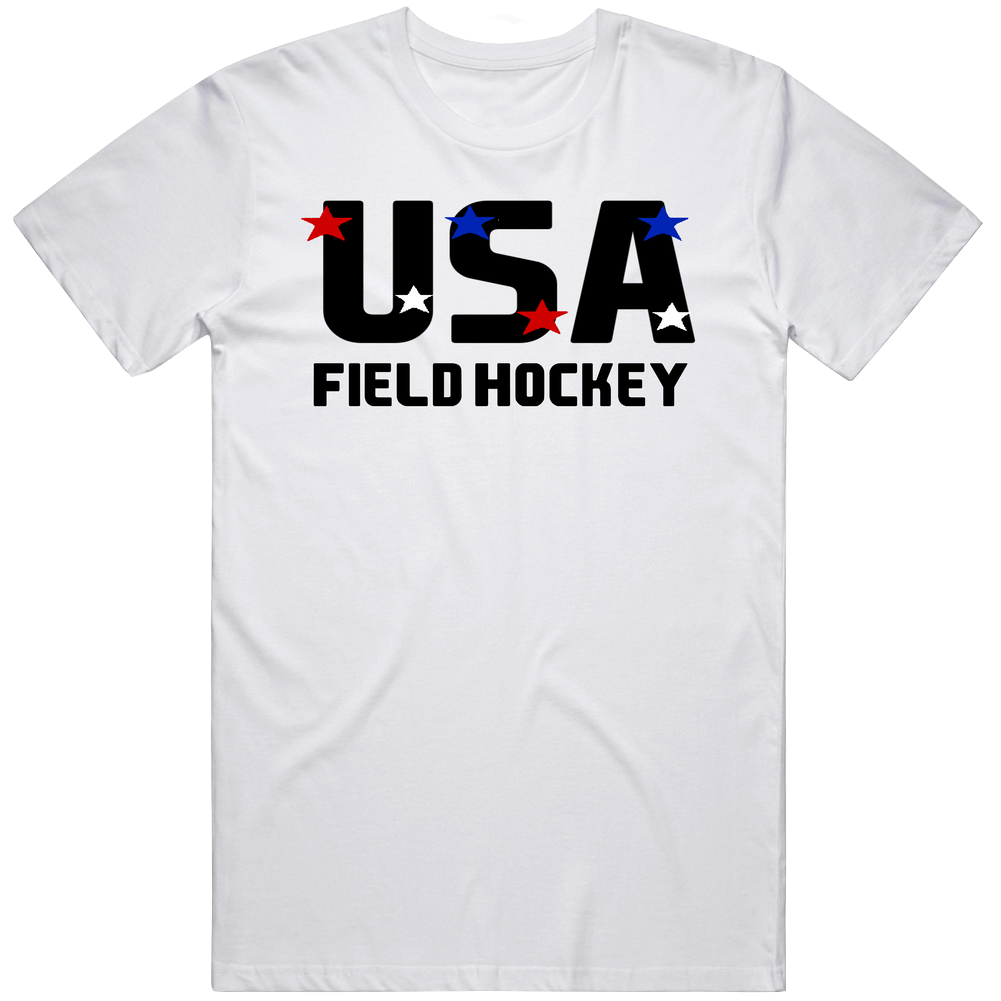 Field Hockey Usa Hobbies Sports And Activities Unisex Soft Cotton Tee T Shirt