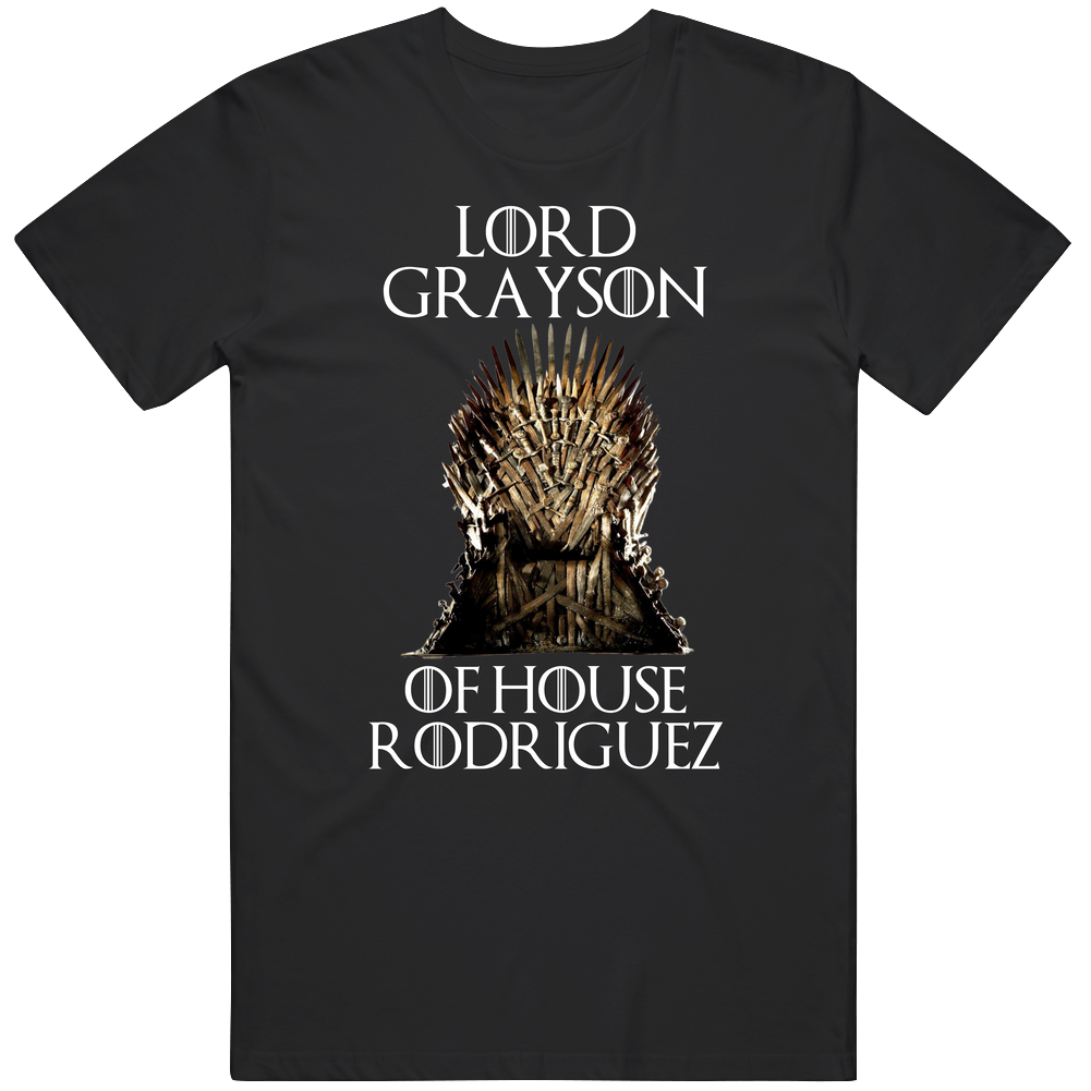Grayson Rodriguez Lord Grayson Of House Rodriguez Game Of Thrones Inspired Fan Unisex Soft Cotton Tee T Shirt