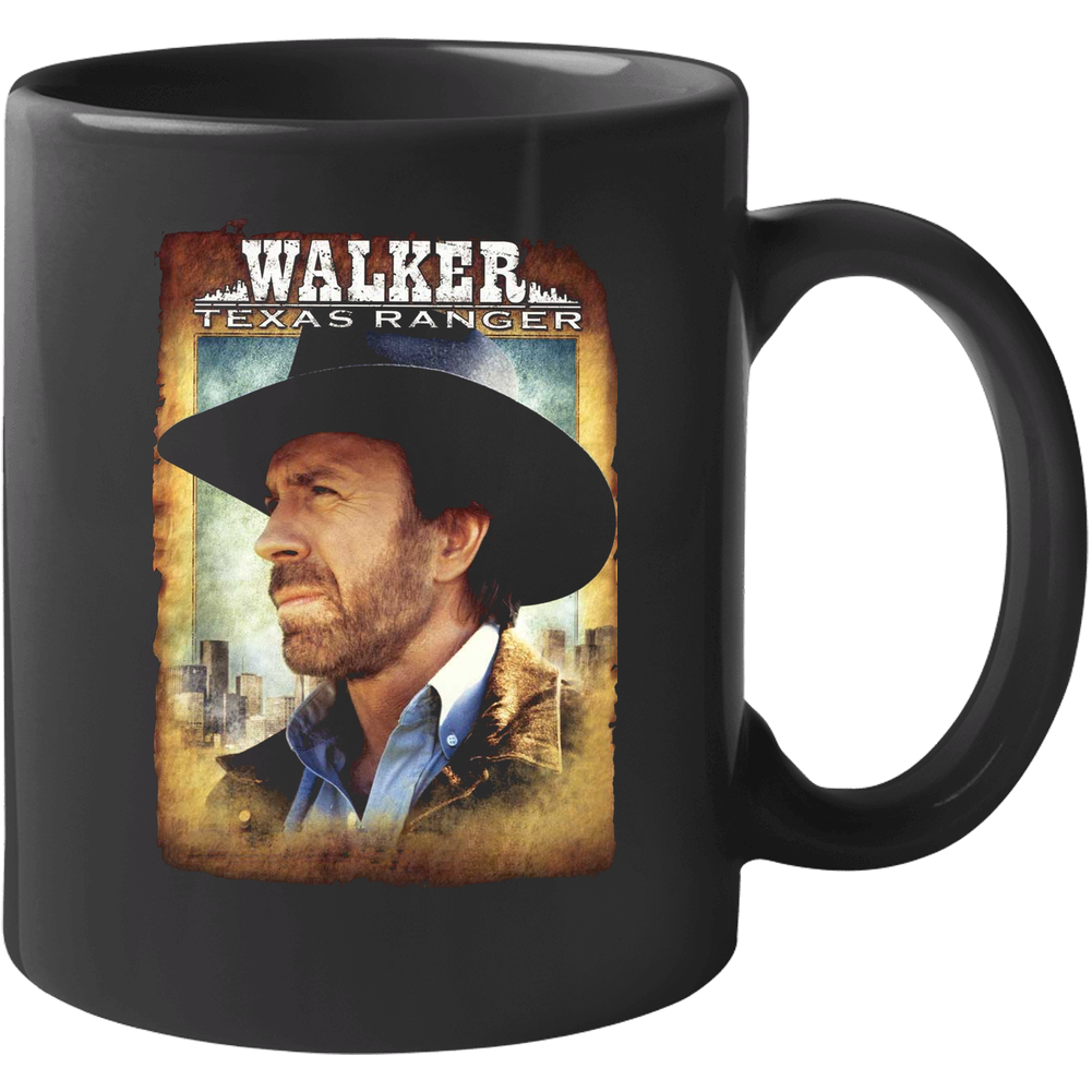 Walker Texas Ranger Tv Series Drama Unisex Soft Cotton Tee Mug Walker Texas Ranger Tv Series Drama Unisex Soft Cotton Tee Mug