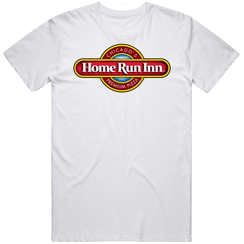 Chicago Home Run Inn Premium Pizza Pizzeria Restaurant Brand Logo Unisex Soft Cotton Tee T Shirt