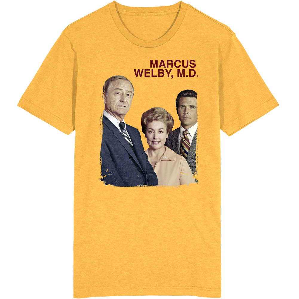 Marcus Welby M.d. 60s Tv Series Show Worn Look Vintage Unisex Unisex Soft Cotton Tee T Shirt