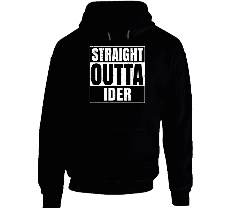Straight Outta Ider High School Funny Compton Parody Unisex Soft Cotton Tee Hoodie