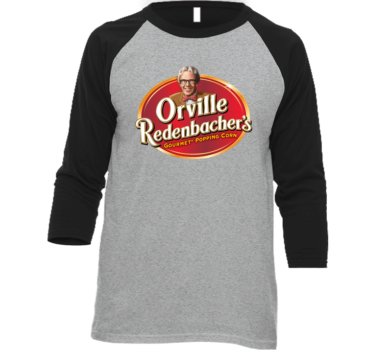 Orville Redenbacher Favorite Popcorn Snack Food Lovers Raglan Unisex Soft Cotton Tee Raglan 3/4 Sleeve Shirt Orville Redenbacher Favorite Popcorn Snack Food Lovers Raglan Unisex Soft Cotton Tee Raglan 3/4 Sleeve Shirt