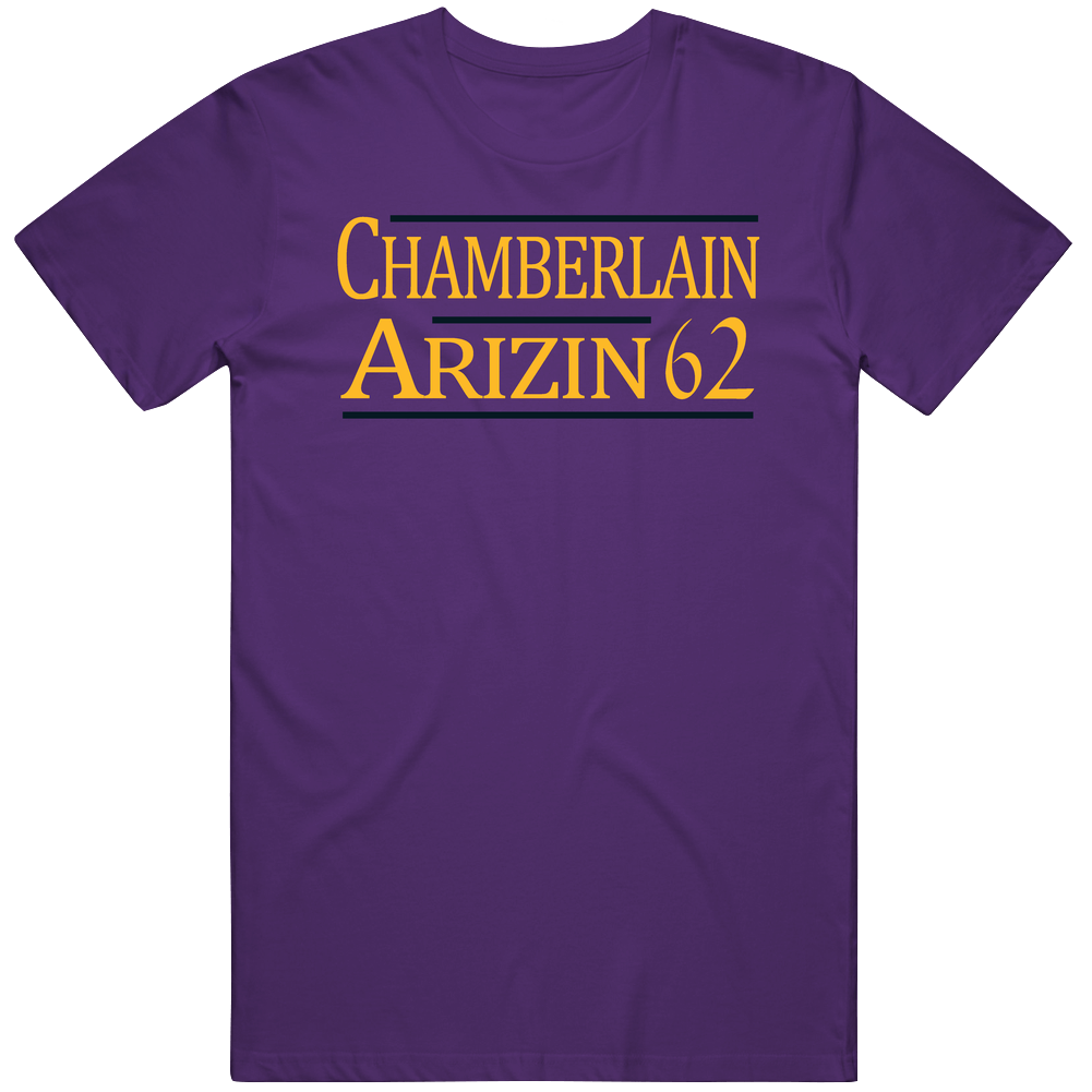 Wilt Chamberlain Paul Arizin 1962 Los Angeles L Basketball Fan Unisex Soft Cotton Tee T Shirt