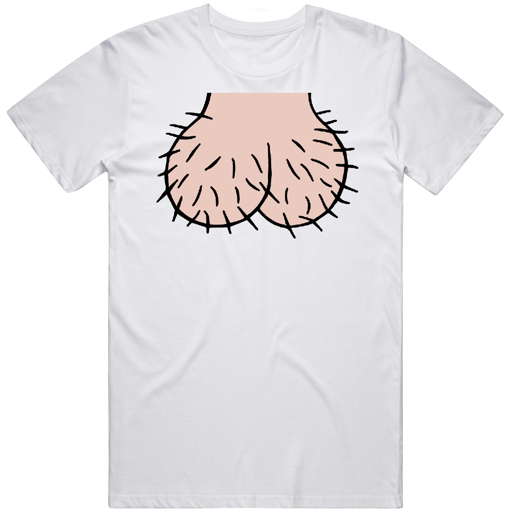 Dick Head Rude Hairy Balls Funny Unisex Soft Cotton Tee T Shirt