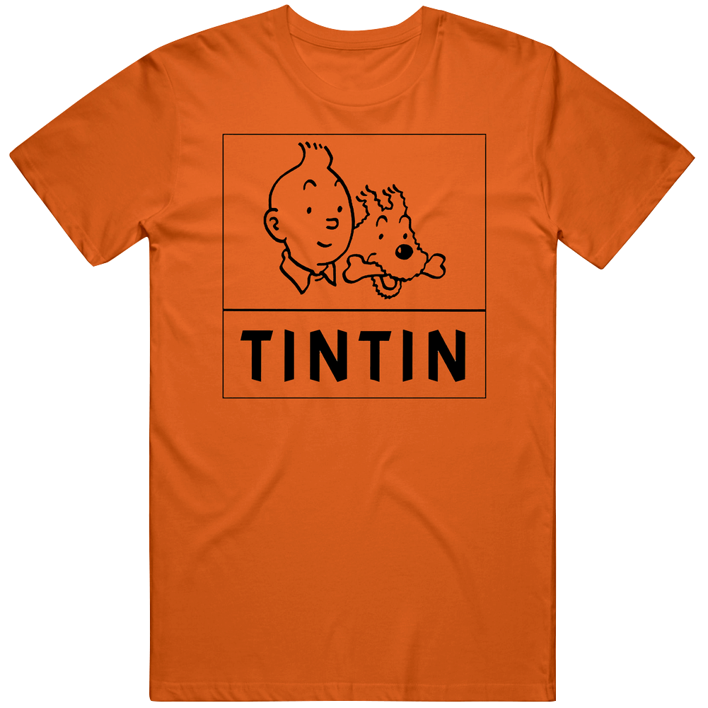 The Adventures Of Tintin Cartoon Herge Unisex Soft Cotton Tee T Shirt The Adventures Of Tintin Cartoon Herge Unisex Soft Cotton Tee T Shirt