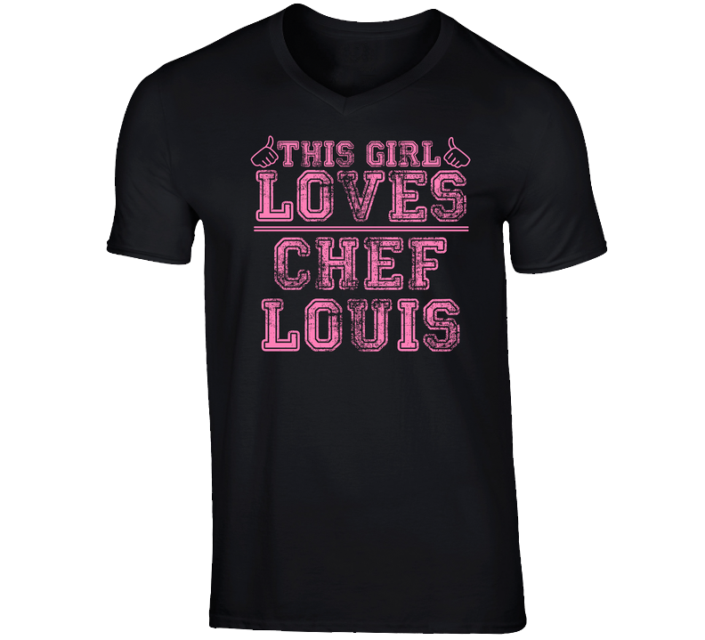 This Girl Loves Chef Louis The Little Mermaid Cartoon Character Unisex Soft Cotton Tee T Shirt