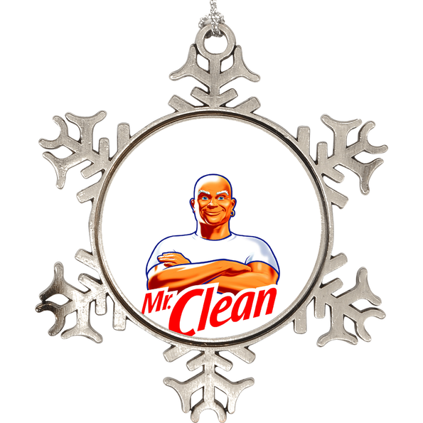 Mr Clean Cleaning Supply Mascot Holiday Ornament Unisex Soft Cotton Tee Holiday Ornament