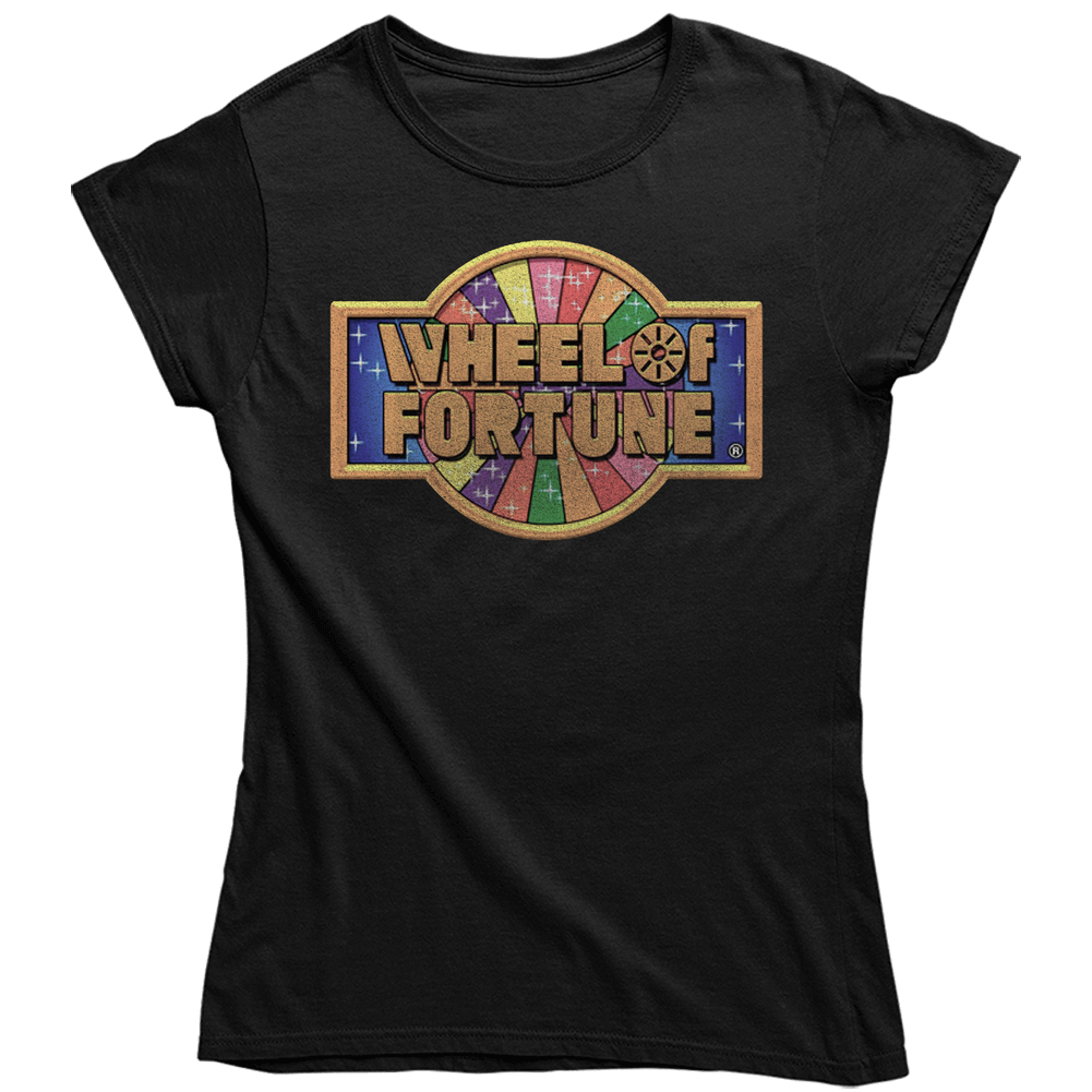 Wheel Of Fortune Tv Game Show Vintage Logo Womens Unisex Soft Cotton Tee Ladies T Shirt