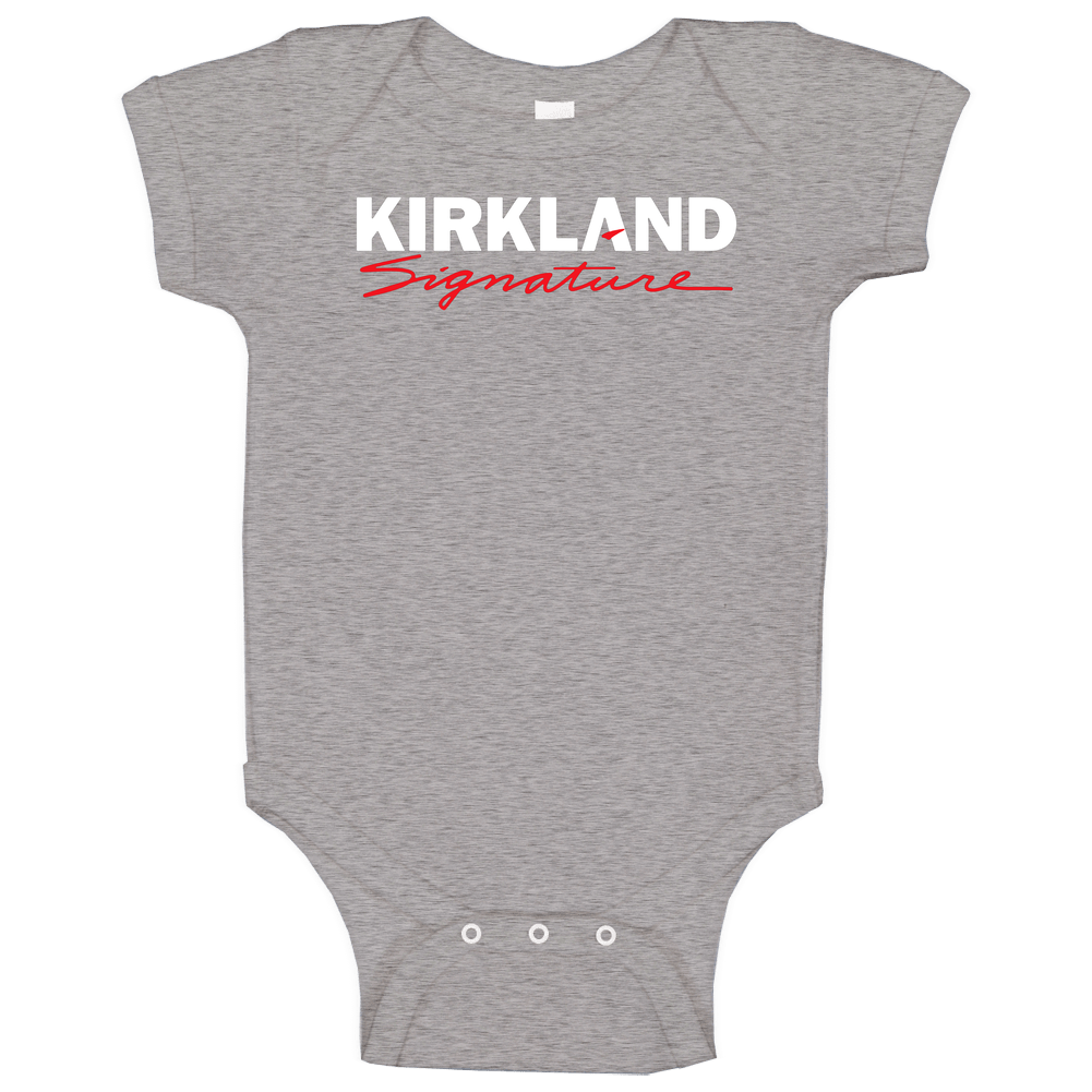 Kirkland Signature Best Over The Counter Medication Logo Unisex Soft Cotton Tee Baby One Piece Kirkland Signature Best Over The Counter Medication Logo Unisex Soft Cotton Tee Baby One Piece