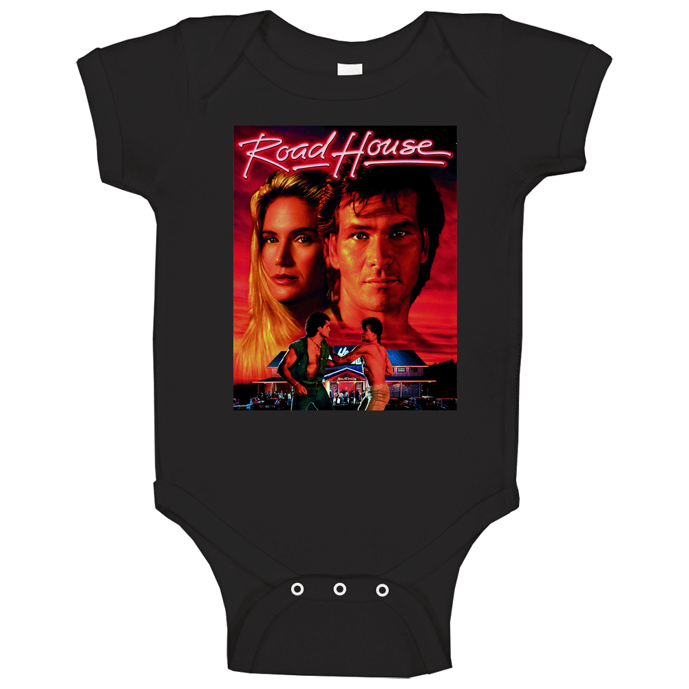 Road House Classic 80s Action Movie Unisex Soft Cotton Tee Baby One Piece