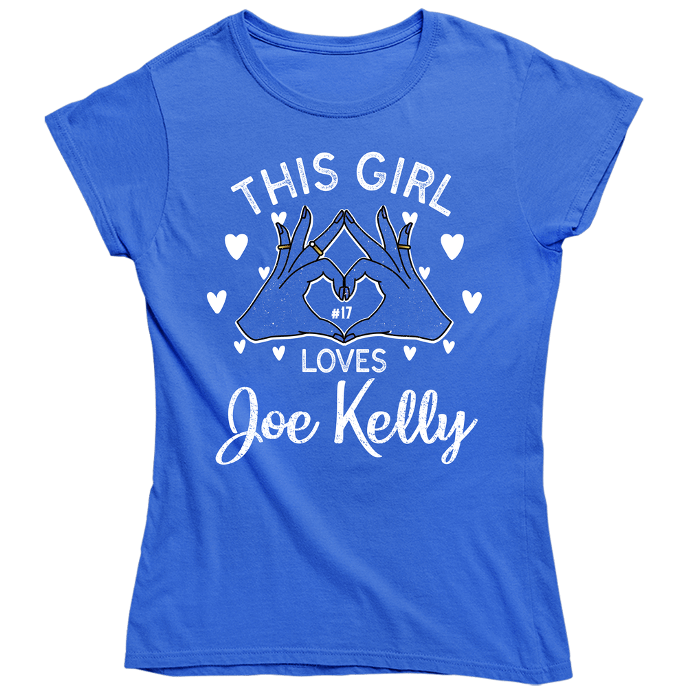 Joe Kelly This Girl Loves La Los Angeles Baseball Player Fan Unisex Soft Cotton Tee Ladies T Shirt