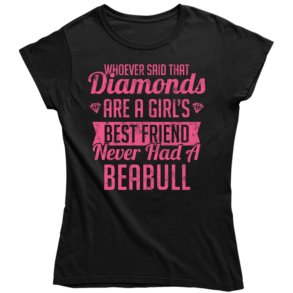 Beabull Is A Girl's Best Friend Funny Dog Owner Pet Lover Ladie's Unisex Soft Cotton Tee Ladies T Shirt Beabull Is A Girl's Best Friend Funny Dog Owner Pet Lover Ladie's Unisex Soft Cotton Tee Ladies T Shirt