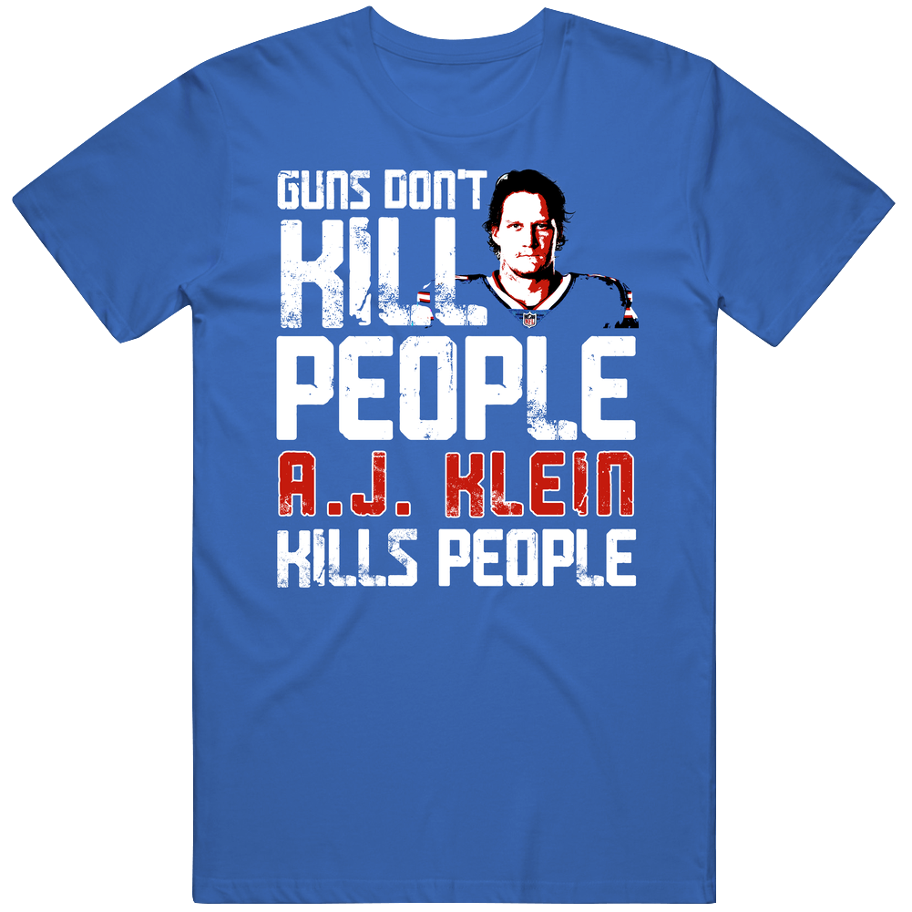 A.j. Klein Guns Dont Kill Buffalo Football Fan Unisex Soft Cotton Tee T Shirt