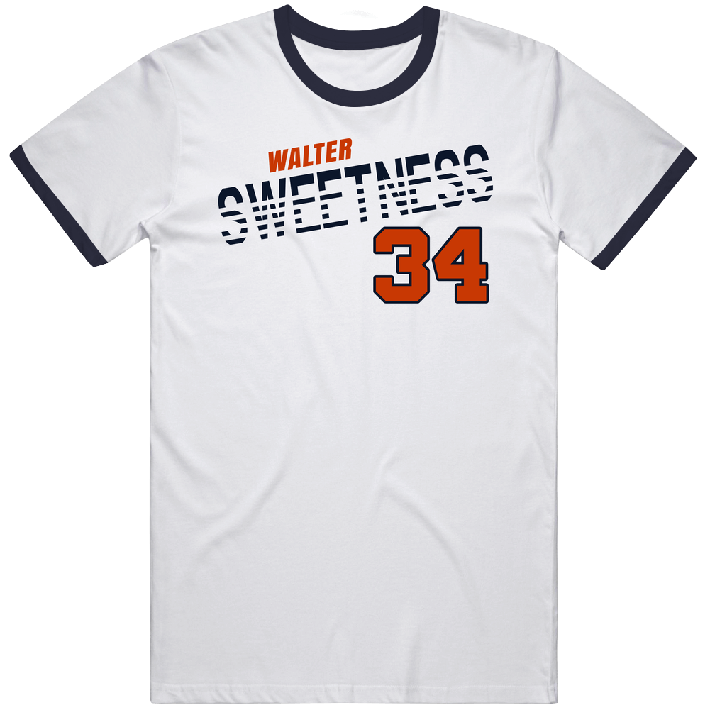 Walter Payton 34 Sweetness Favorite Player Football Unisex Soft Cotton Tee T Shirt