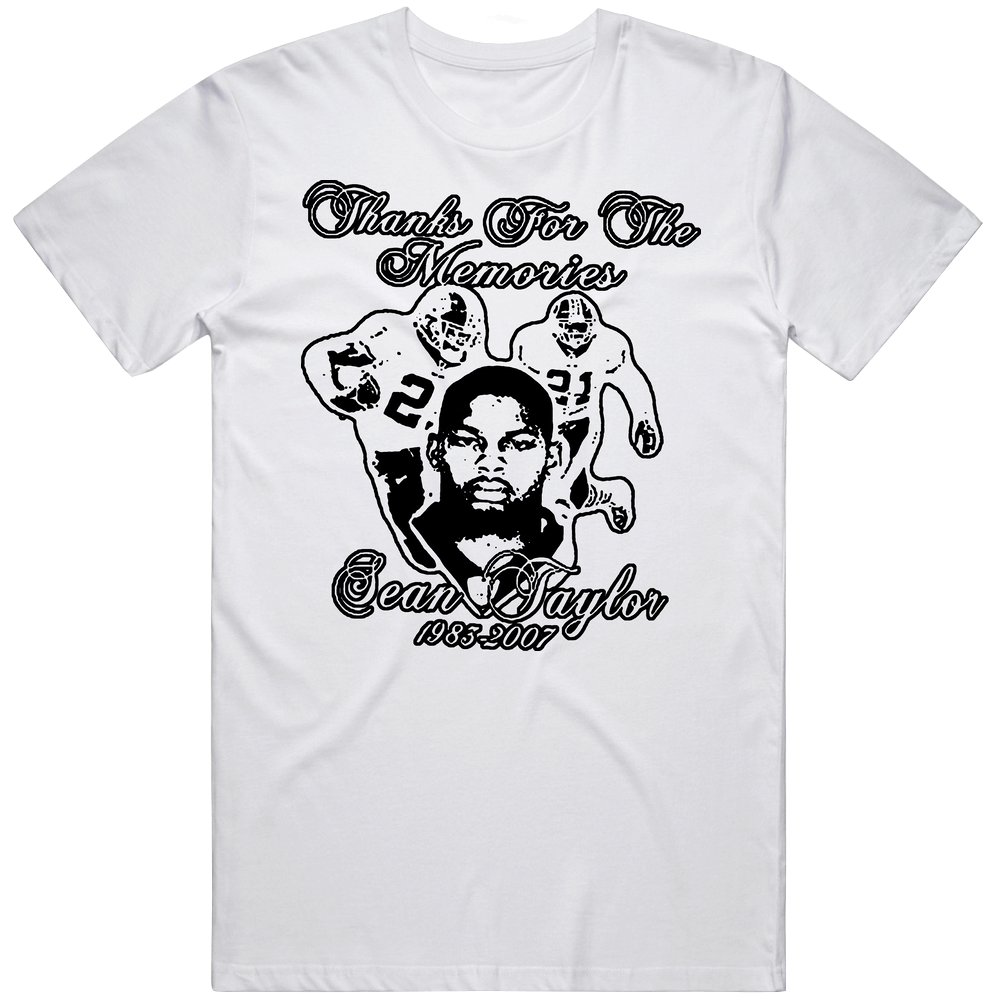 Sean Taylor Memorial Football Washington Unisex Soft Cotton Tee T Shirt