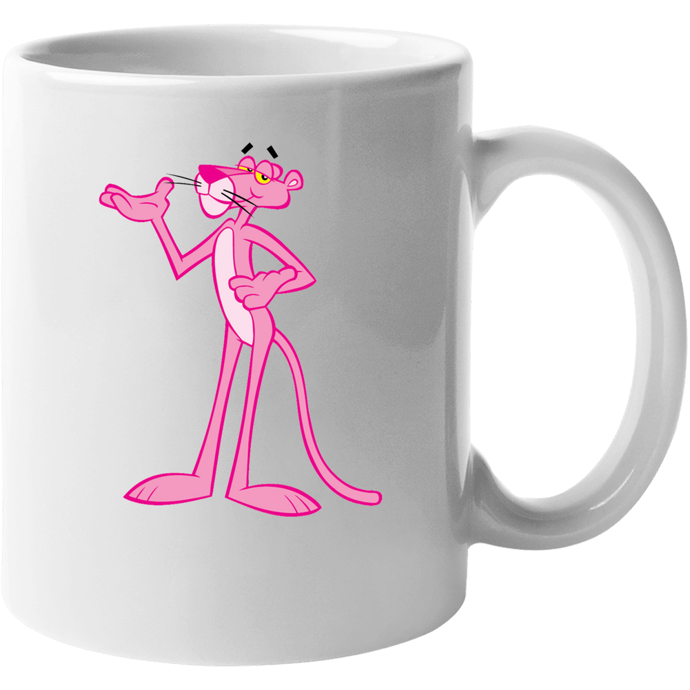 The Pink Panther Show Character Fan Unisex Soft Cotton Tee Mug