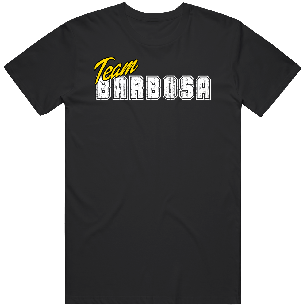 Team Barbosa Cool Custom Family Sports Last Name Reunion Unisex Soft Cotton Tee T Shirt