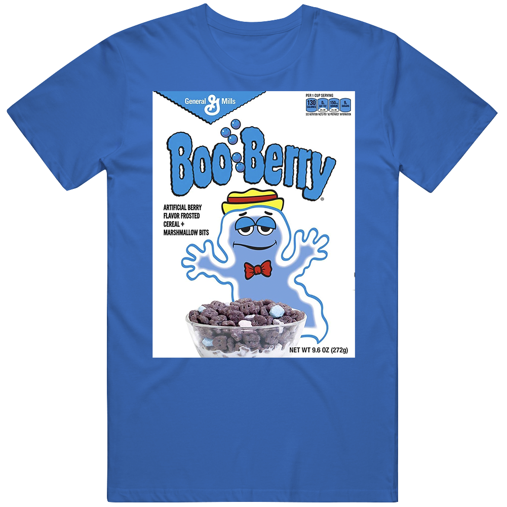 Boo Berry Box Greatest Cereal Of All Time Breakfast Fan Foodie Unisex Soft Cotton Tee T Shirt