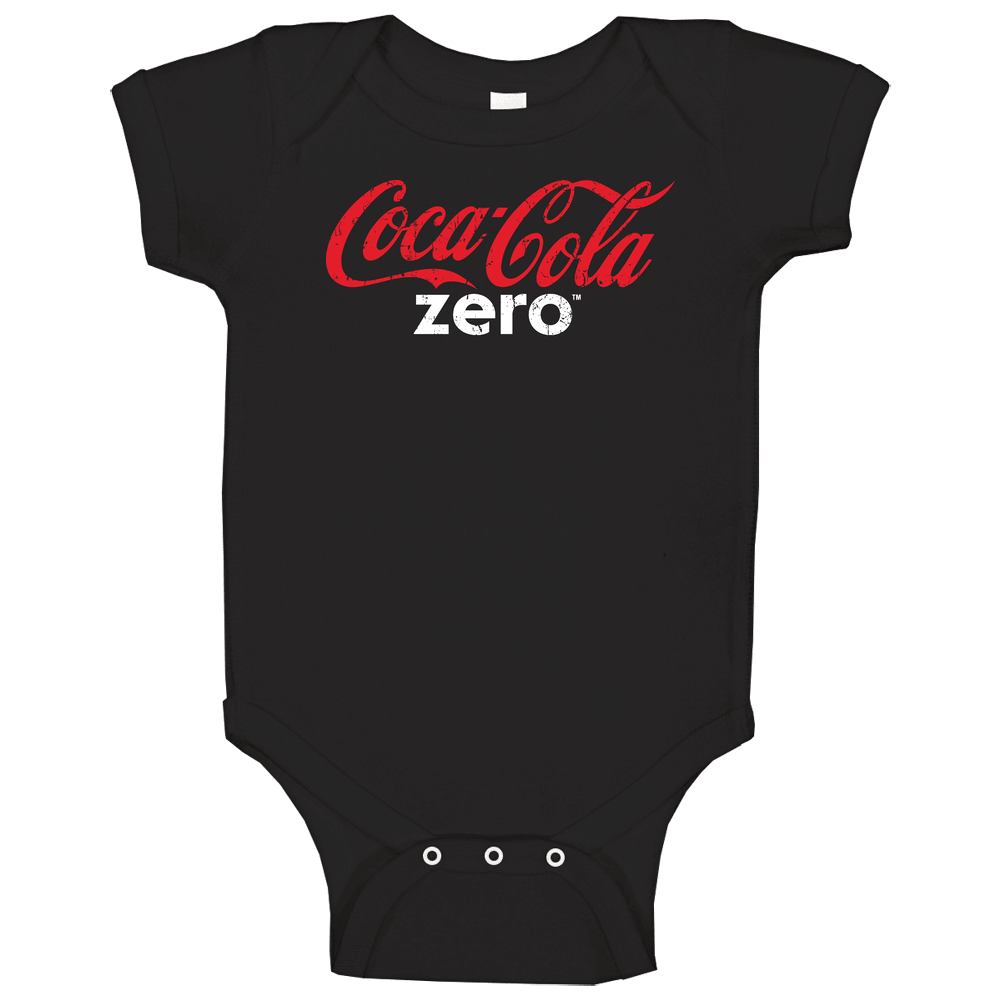Coca Cola Zero Cool Popular Food Drink Restaurant Brand Logo Gift Unisex Soft Cotton Tee Baby One Piece