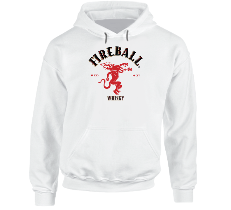Fireball Cinnamon Whiskey Logo Label Drinking Unisex Soft Cotton Tee Hoodie Fireball Cinnamon Whiskey Logo Label Drinking Unisex Soft Cotton Tee Hoodie