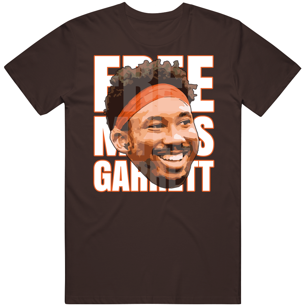 Free Myles Garrett Cleveland Football Player Support Fan Unisex Soft Cotton Tee T Shirt