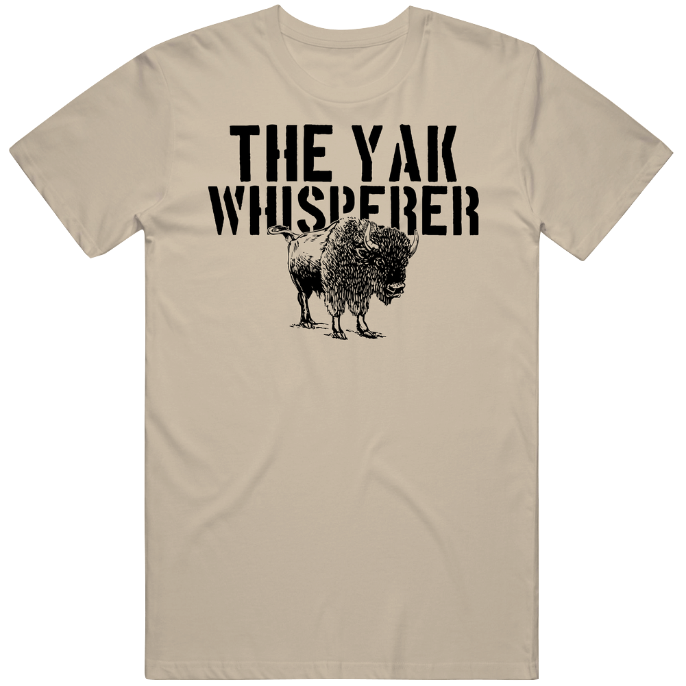 The Yak Whisperer Animal Mammal Unisex Soft Cotton Tee T Shirt