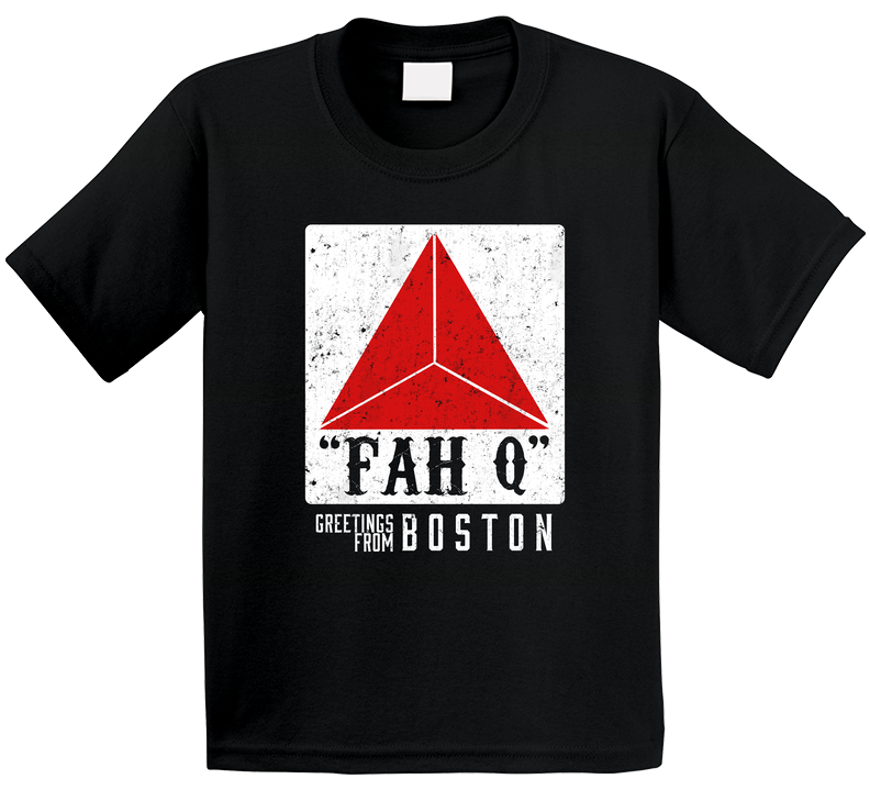 Fah Q Logo Parody Greetings From Boston Toddler Youth Kids Unisex Soft Cotton Tee T Shirt