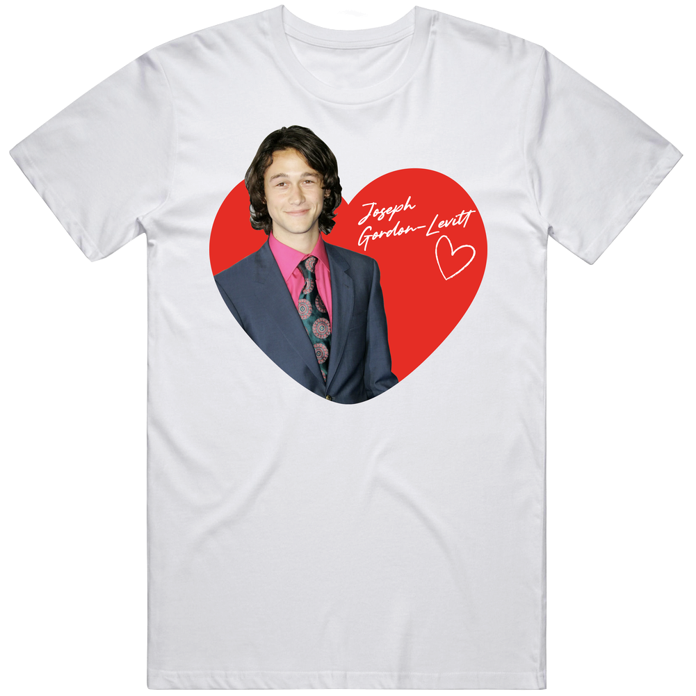 Joseph Gordon Levitt 90s Movie Tv Stars Heartthrob Fan Unisex Soft Cotton Tee T Shirt Joseph Gordon Levitt 90s Movie Tv Stars Heartthrob Fan Unisex Soft Cotton Tee T Shirt