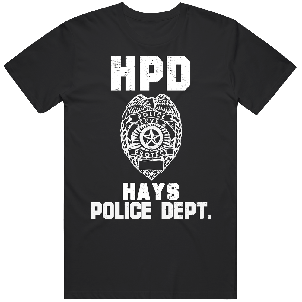 Hays Kansas Police Department Dept Hpd Officer Custom Usa City Unisex Soft Cotton Tee T Shirt Hays Kansas Police Department Dept Hpd Officer Custom Usa City Unisex Soft Cotton Tee T Shirt