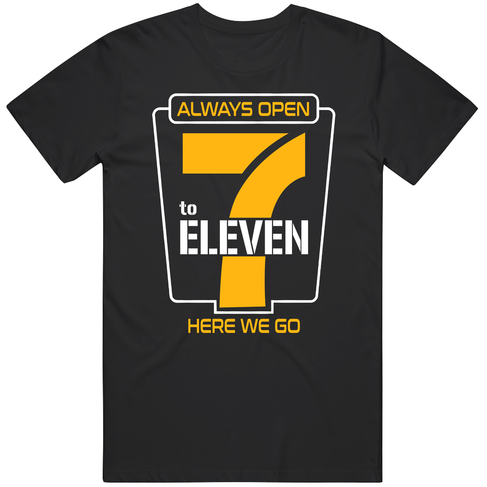 Ben Roethlisberger 7 To 11 Pittsburgh Football Fan Parody Unisex Soft Cotton Tee T Shirt Ben Roethlisberger 7 To 11 Pittsburgh Football Fan Parody Unisex Soft Cotton Tee T Shirt