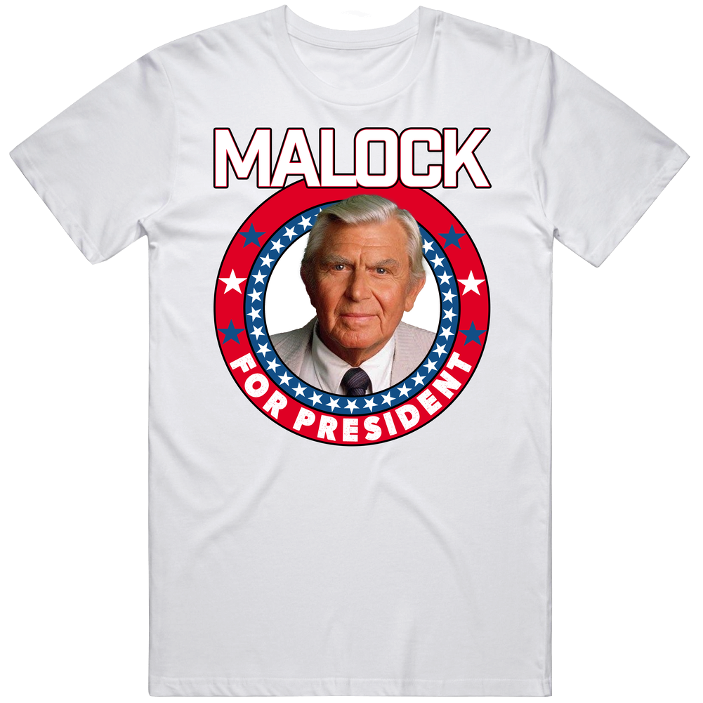 Matlock For President Retro Tv Show Unisex Soft Cotton Tee T Shirt Matlock For President Retro Tv Show Unisex Soft Cotton Tee T Shirt
