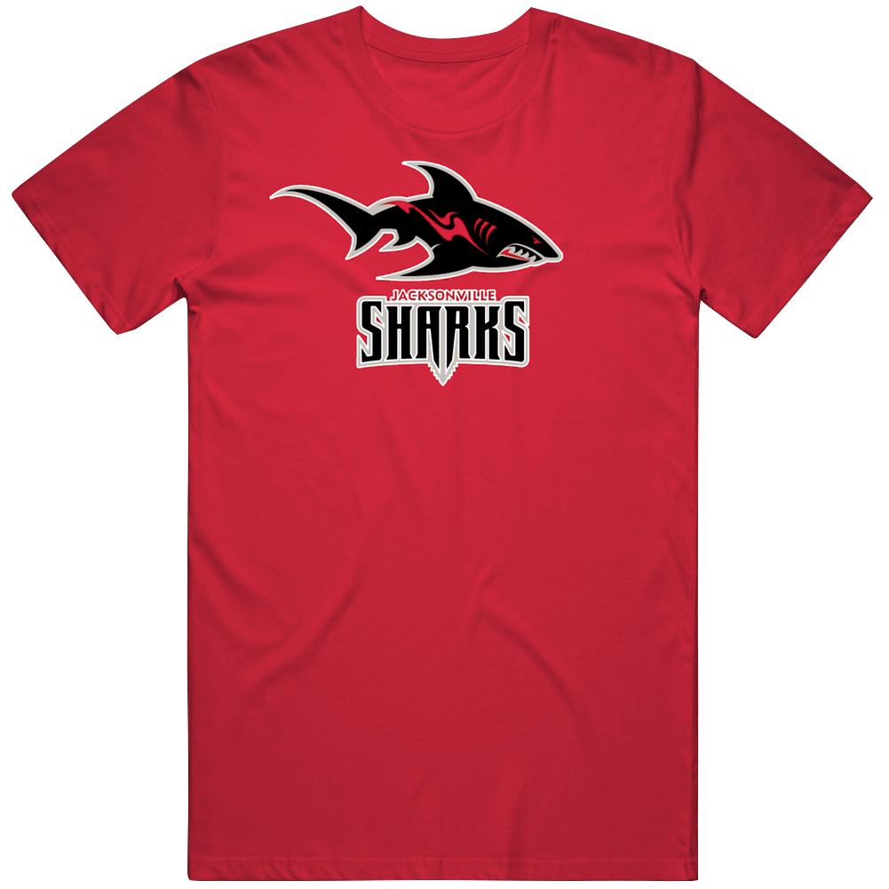 Jacksonville Sharks Football Unisex Soft Cotton Tee T Shirt Jacksonville Sharks Football Unisex Soft Cotton Tee T Shirt