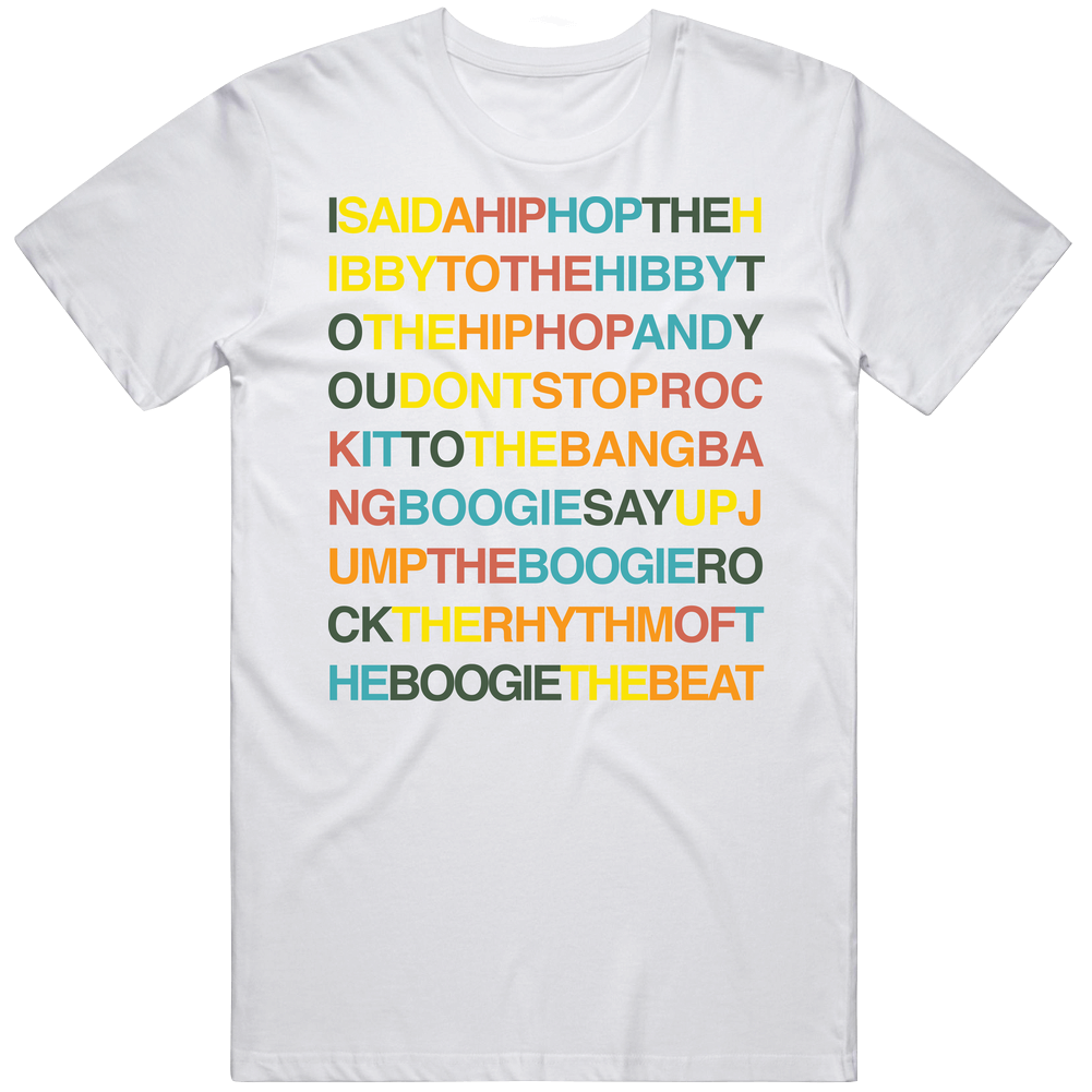 Rappers Delight Lyrics Hip Hop Unisex Soft Cotton Tee T Shirt Rappers Delight Lyrics Hip Hop Unisex Soft Cotton Tee T Shirt