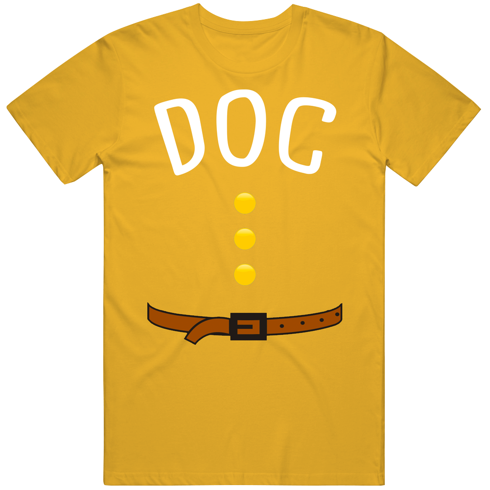 Doc Seven Dwarfs Belt Buttons Halloween Unisex Soft Cotton Tee T Shirt Doc Seven Dwarfs Belt Buttons Halloween Unisex Soft Cotton Tee T Shirt