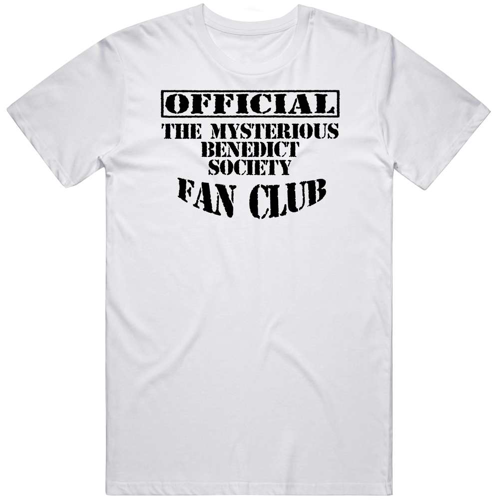 The Mysterious Benedict Society Fan Club Favorite Novel Book Unisex Soft Cotton Tee T Shirt The Mysterious Benedict Society Fan Club Favorite Novel Book Unisex Soft Cotton Tee T Shirt