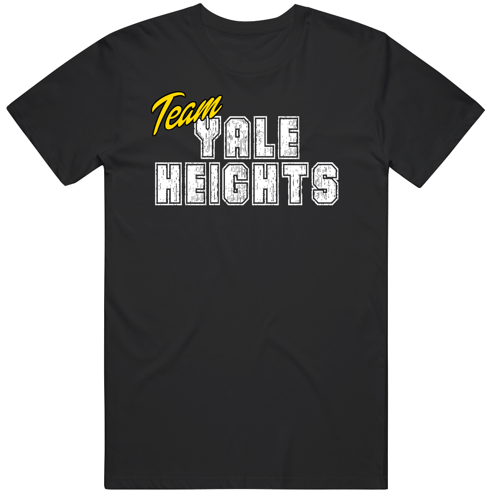 Team Yale Heights Us Neighborhood Unisex Soft Cotton Tee T Shirt Team Yale Heights Us Neighborhood Unisex Soft Cotton Tee T Shirt