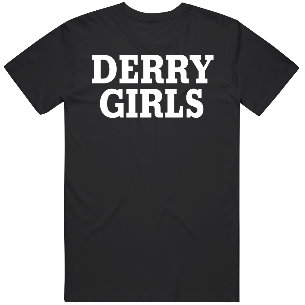 Derry Girls Netflix Tv Show Logo Unisex Soft Cotton Tee T Shirt Derry Girls Netflix Tv Show Logo Unisex Soft Cotton Tee T Shirt