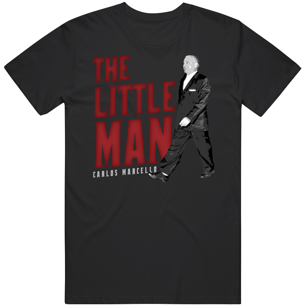 The Little Man Carlos Marcello New Orleans Mobster Unisex Soft Cotton Tee T Shirt The Little Man Carlos Marcello New Orleans Mobster Unisex Soft Cotton Tee T Shirt