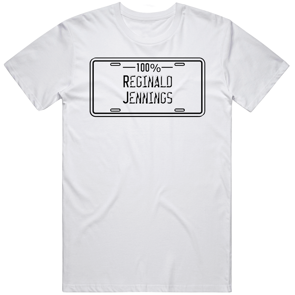 Reginald Jennings Soap Opera License Plate Character Tv Show Unisex Soft Cotton Tee T Shirt Reginald Jennings Soap Opera License Plate Character Tv Show Unisex Soft Cotton Tee T Shirt