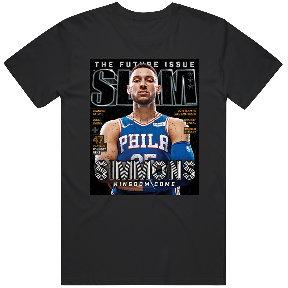 Slam Magazine Issue 216 Ben Simmons Popular Basketball Magazine Grunge Look Unisex Soft Cotton Tee T Shirt Slam Magazine Issue 216 Ben Simmons Popular Basketball Magazine Grunge Look Unisex Soft Cotton Tee T Shirt
