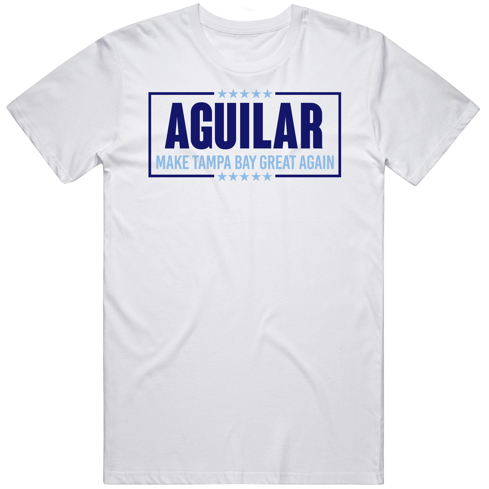 Jesus Aguilar Make Tampa Bay Baseball Great Again Fan Unisex Soft Cotton Tee T Shirt