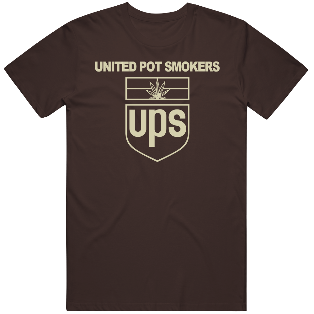 Ups Parody United Pot Smokers Fun Slc Punk Popular Movie Unisex Soft Cotton Tee T Shirt
