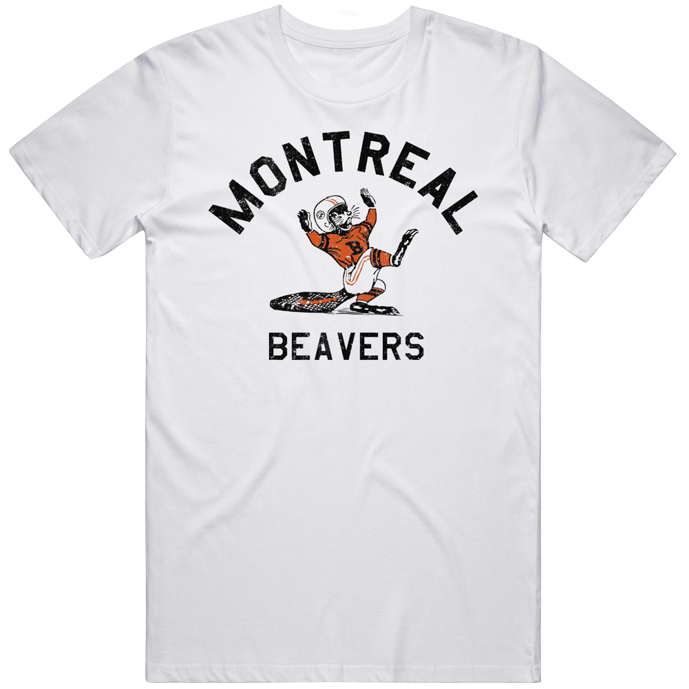 Montreal Beavers Cfl Continental Football League Vintage Team Logo Unisex Soft Cotton Tee T Shirt